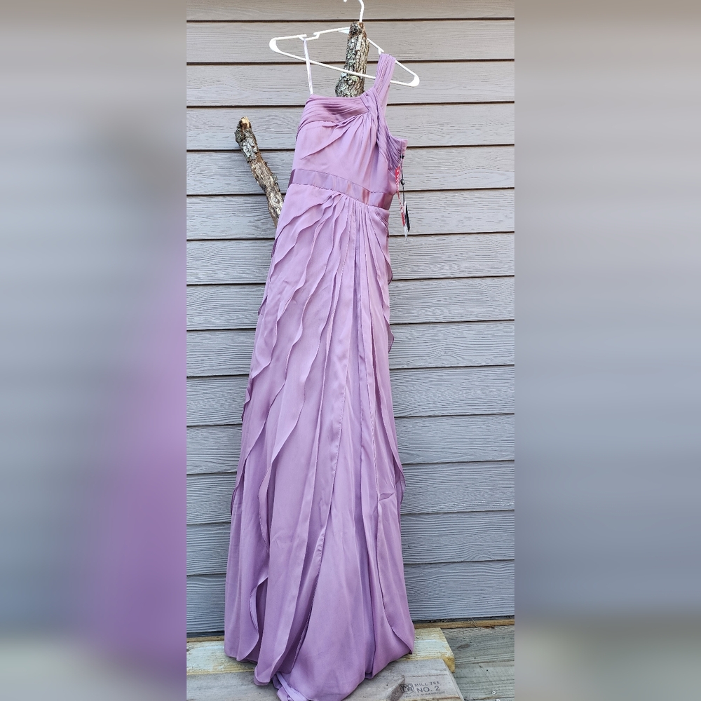 Elegant dusty rose color Prom  dress